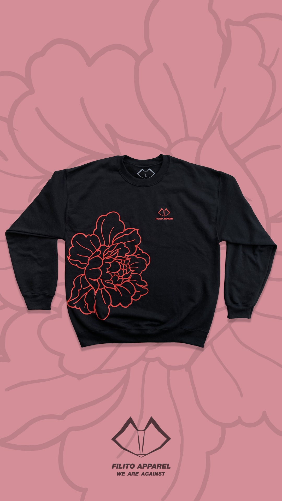 Poleron Crew Neck Peonia